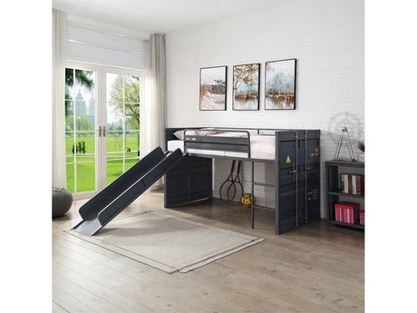 Cargo Gunmetal Loft Bed - Ornate Home