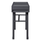 Cargo Gunmetal Vanity Desk - Ornate Home
