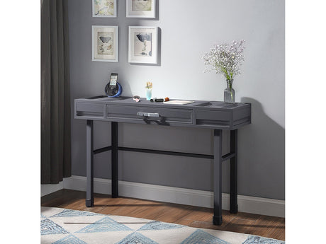Cargo Gunmetal Vanity Desk - Ornate Home