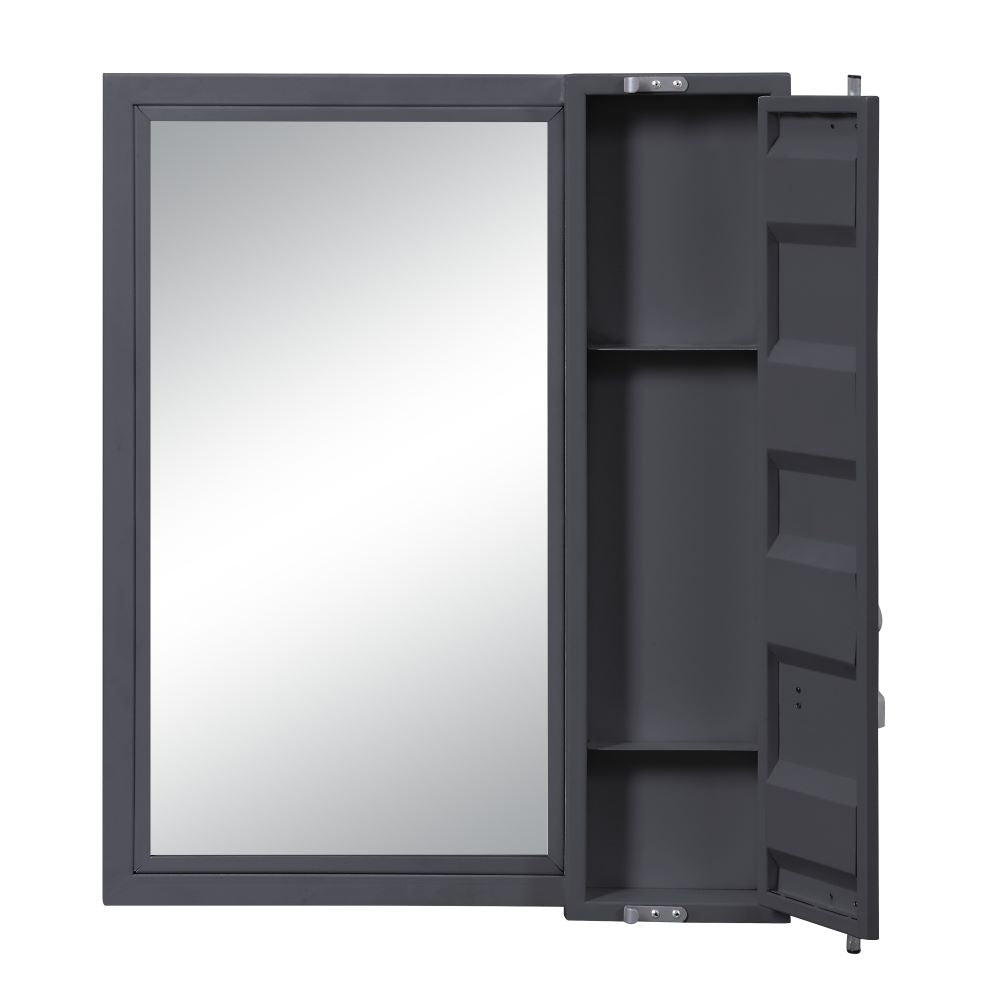 Cargo Gunmetal Vanity Mirror - Ornate Home