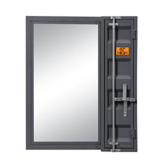 Cargo Gunmetal Vanity Mirror - Ornate Home