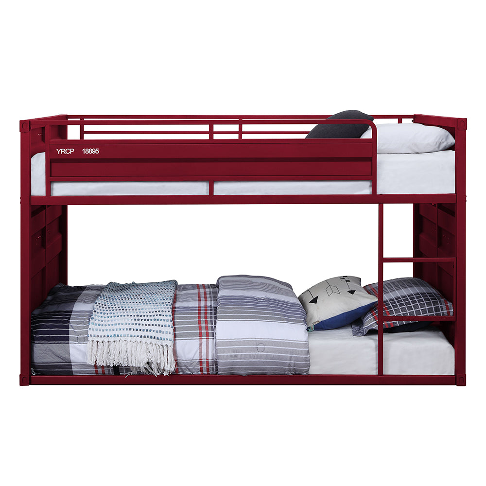 Cargo Red Bunk Bed - Ornate Home