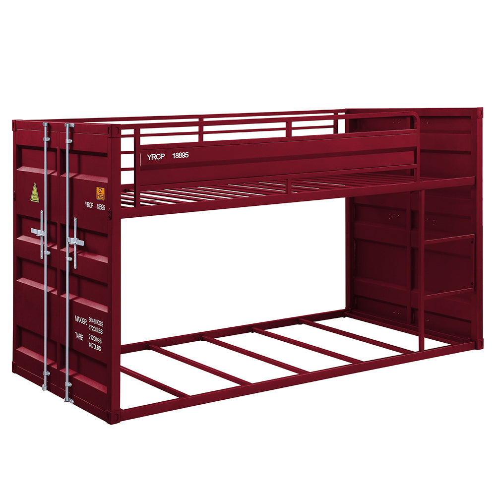 Cargo Red Bunk Bed - Ornate Home