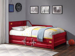 Cargo Red Daybed & Trundle (Twin Size) - Ornate Home