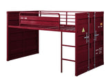 Cargo Red Loft Bed - Ornate Home