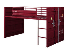 Cargo Red Loft Bed - Ornate Home
