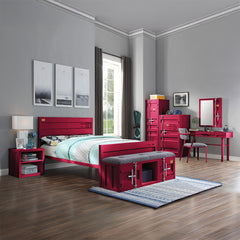 Cargo Red Twin Bed - Ornate Home