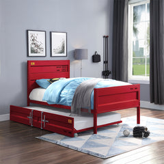 Cargo Red Twin Bed - Ornate Home