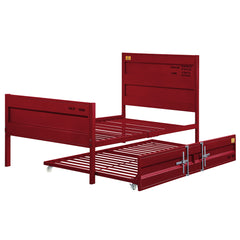 Cargo Red Twin Bed - Ornate Home
