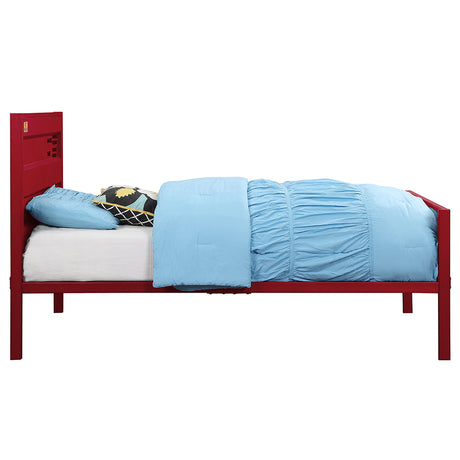 Cargo Red Twin Bed - Ornate Home