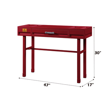 Cargo Red Vanity Desk - Ornate Home