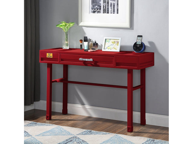 Cargo Red Vanity Desk - Ornate Home