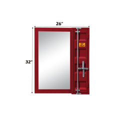 Cargo Red Vanity Mirror - Ornate Home