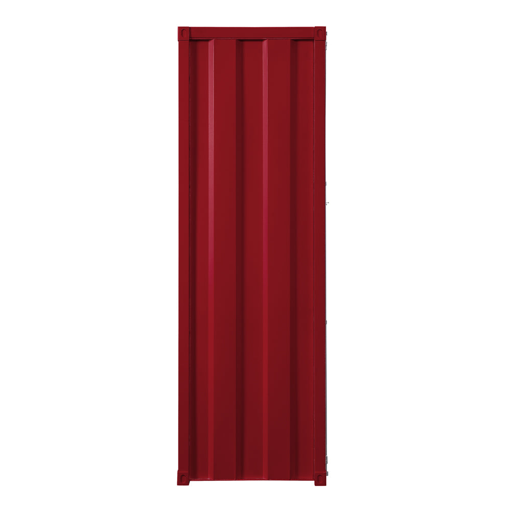 Cargo Red Wardrobe (Single Door) - Ornate Home