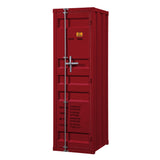 Cargo Red Wardrobe (Single Door) - Ornate Home