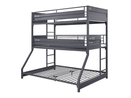 Cargo Twin/Twin/Full Triple Bunk Bed - Ornate Home