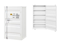 Cargo White Chest (Single Door) - Ornate Home
