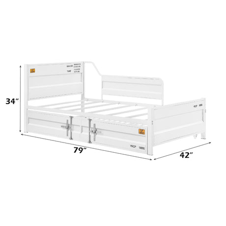 Cargo White Daybed & Trundle (Twin Size) - Ornate Home