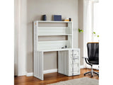 Cargo White Desk & Hutch - Ornate Home
