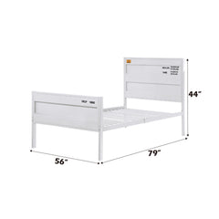 Cargo White Full Bed - Ornate Home