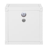 Cargo White Nightstand (USB) - Ornate Home