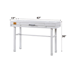 Cargo White Vanity Desk - Ornate Home
