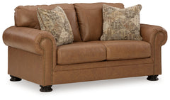 Carianna Caramel Loveseat - Ornate Home
