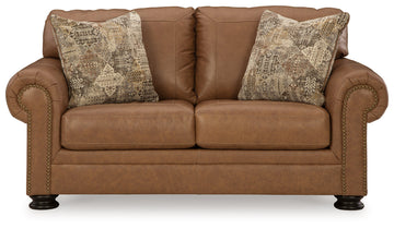 Carianna Caramel Loveseat - Ornate Home