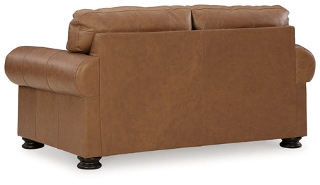 Carianna Caramel Loveseat - Ornate Home