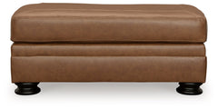 Carianna Caramel Ottoman - Ornate Home