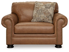 Carianna Caramel Oversized Chair - Ornate Home