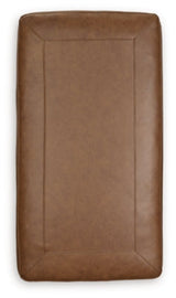 Carianna Caramel Oversized Chair and Ottoman - Ornate Home