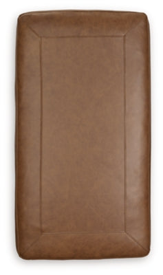 Carianna Caramel Oversized Chair and Ottoman - Ornate Home