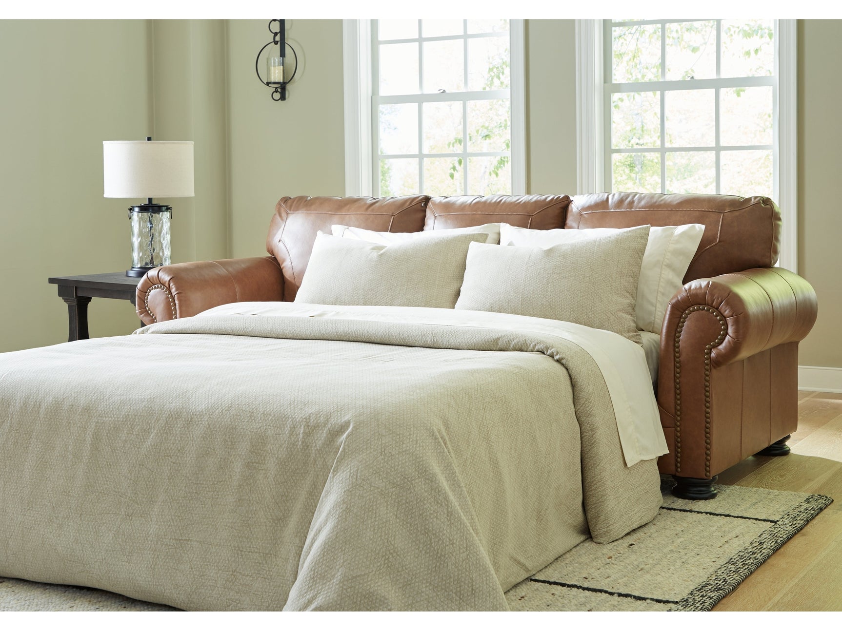 Carianna Caramel Queen Sofa Sleeper (Online Special Price) - Ornate Home