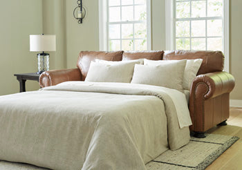 Carianna Caramel Queen Sofa Sleeper (Online Special Price) - Ornate Home