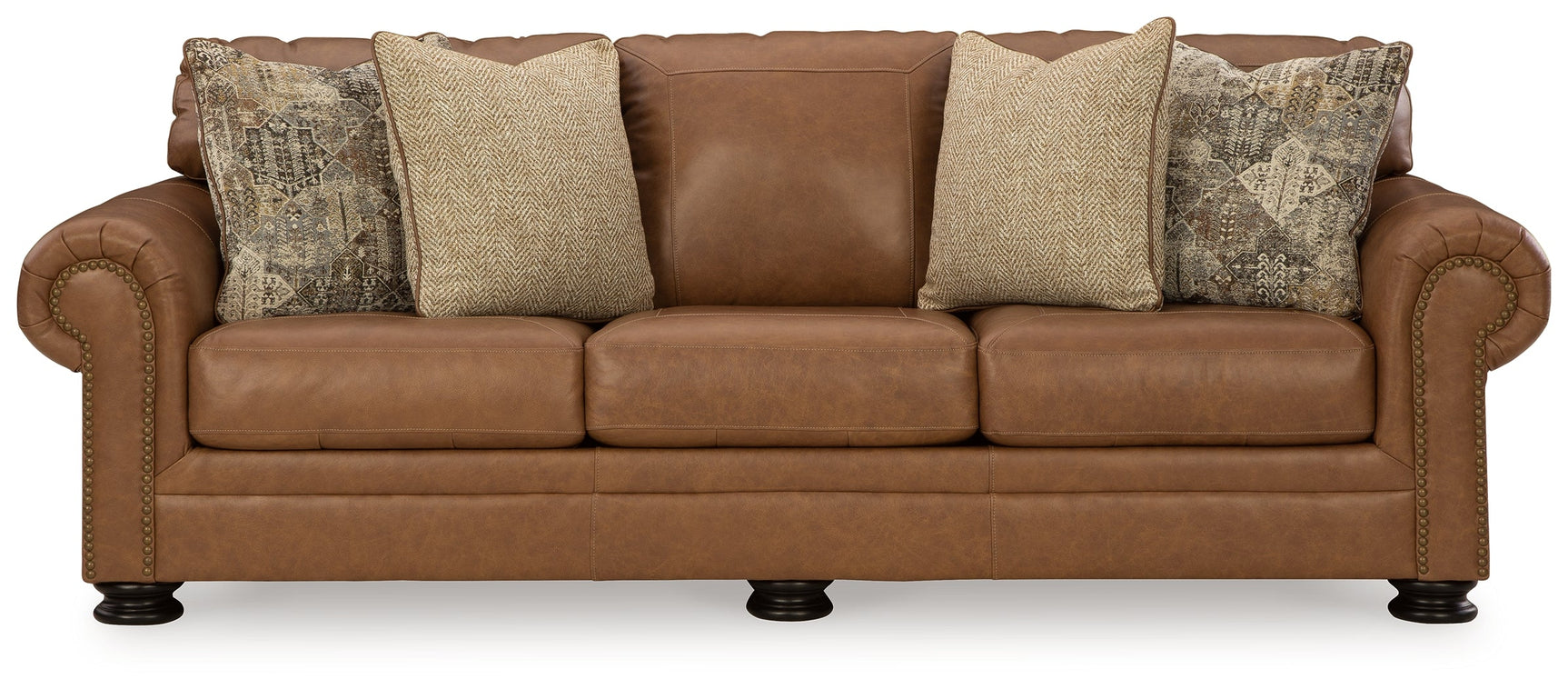 Carianna Caramel Sofa & Loveseat & Oversized Chair (Online Special Price) - Ornate Home
