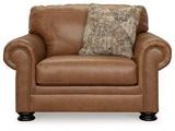 Carianna Caramel Sofa & Loveseat & Oversized Chair - Ornate Home