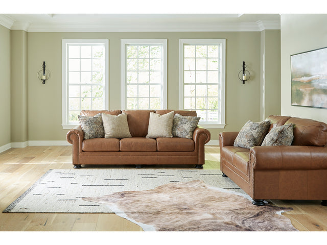 Carianna Caramel Sofa and Loveseat - Ornate Home