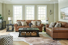 Carianna Caramel Sofa and Loveseat - Ornate Home