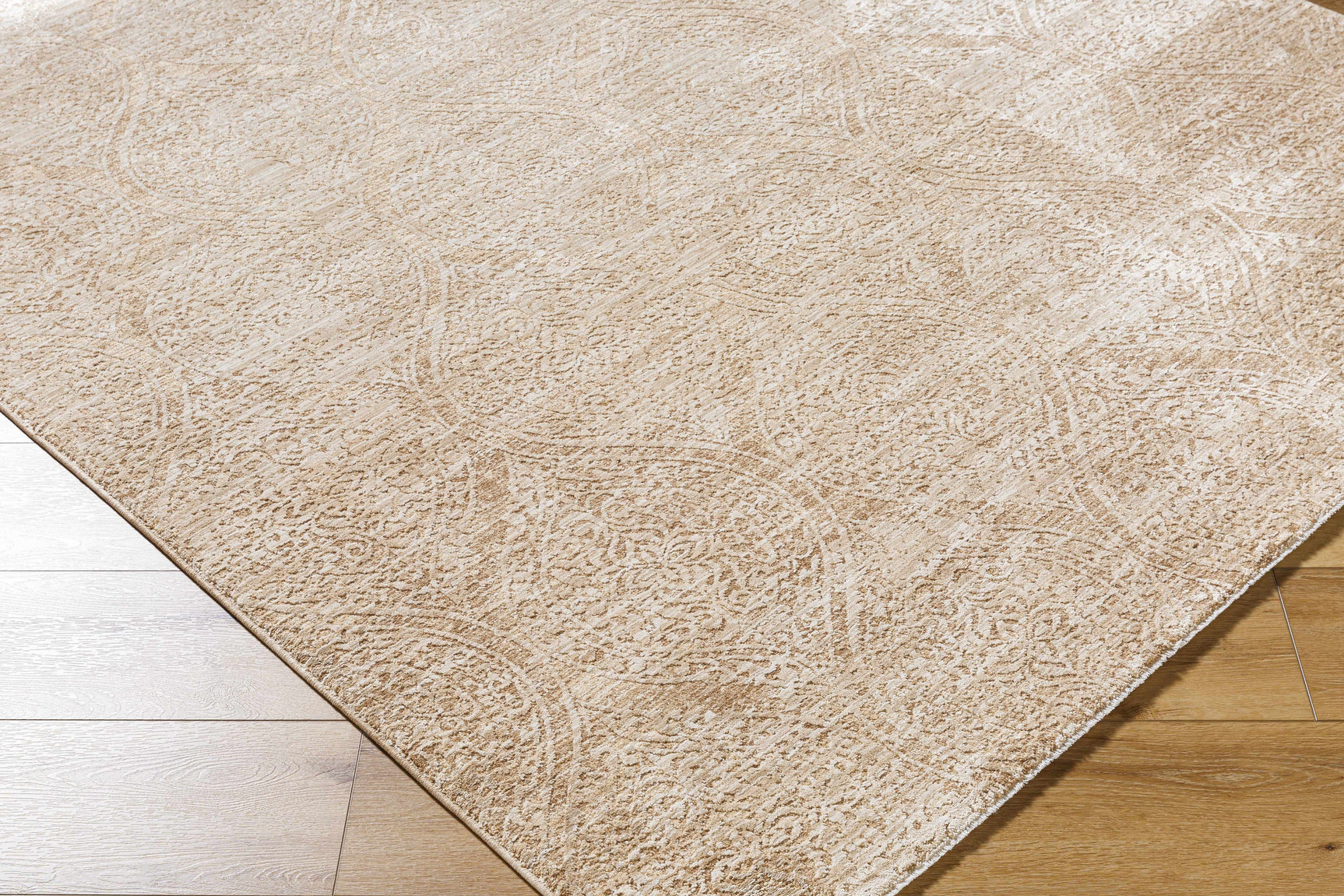 Cariel Beige Area Rug - Ornate Home