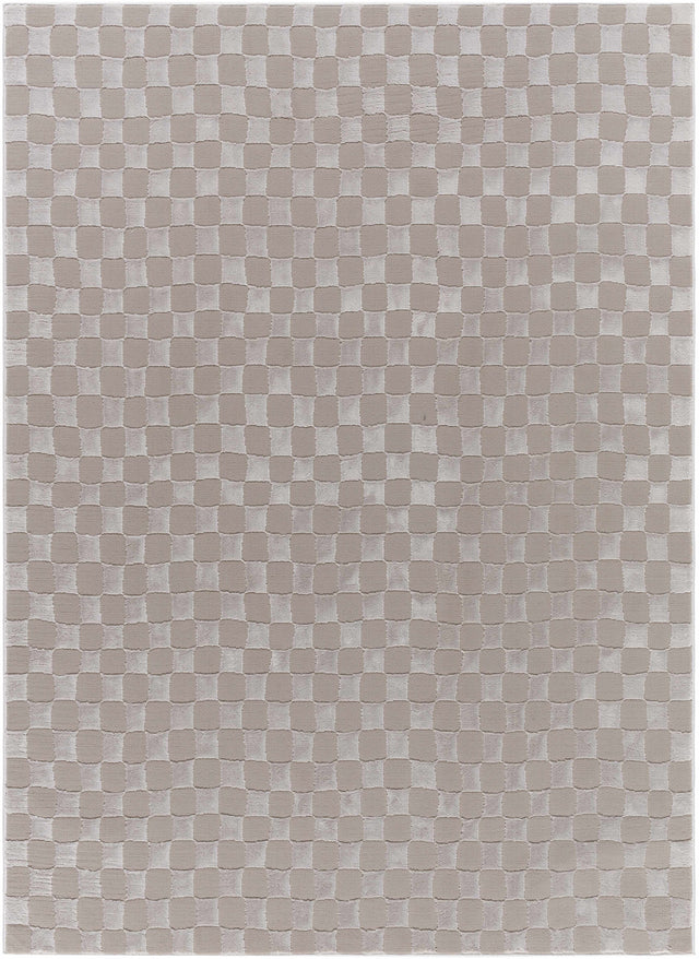 Carina Dark 3D Checkered Washable Area Rug - Ornate Home