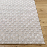 Carina Dark 3D Checkered Washable Area Rug - Ornate Home