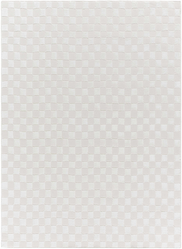 Carina Light 3D Checkered Washable Area Rug - Ornate Home