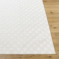 Carina Light 3D Checkered Washable Area Rug - Ornate Home