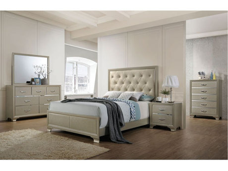 Carine Champagne Mirror - Ornate Home