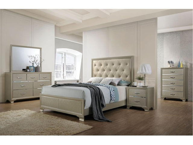 Carine Champagne Mirror - Ornate Home