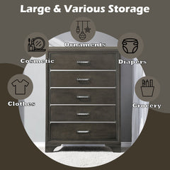 Carine II Gray Chest - Ornate Home