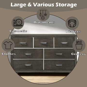 Carine II Gray Dresser - Ornate Home