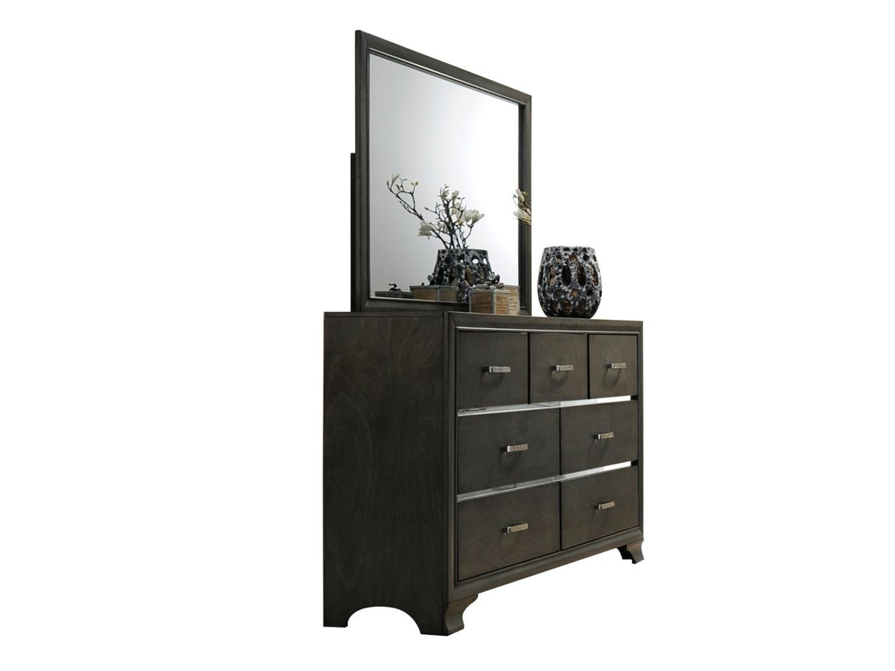 Carine II Gray Dresser - Ornate Home