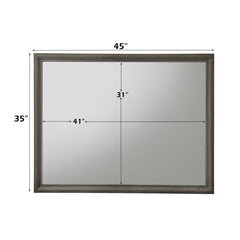 Carine II Gray Mirror - Ornate Home